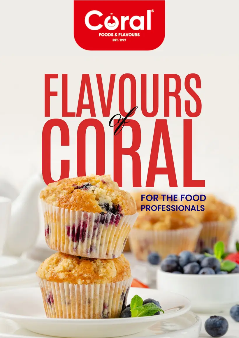 Coral Foods & Flavours product brochure cover